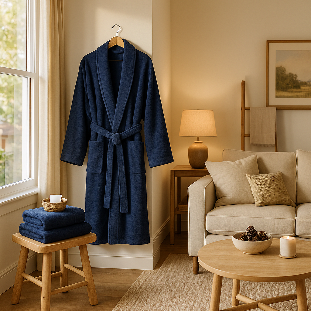 Bathrobe & Towel Set — view 3
