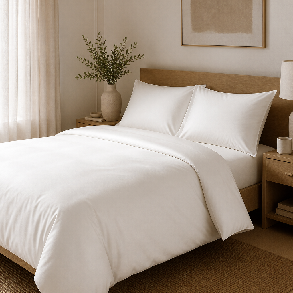 M&S Home Luxury Egyptian Cotton Sateen Bedset — view 2