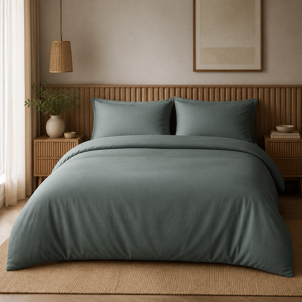 M&S Home Luxury Egyptian Cotton Sateen Bedset — view 2