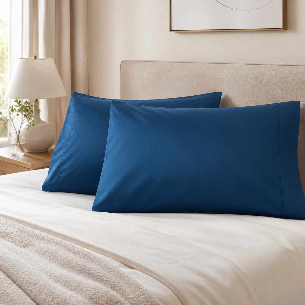 M&S Home Luxury Egyptian Cotton Sateen 2 Pack Pillowcases — view 2