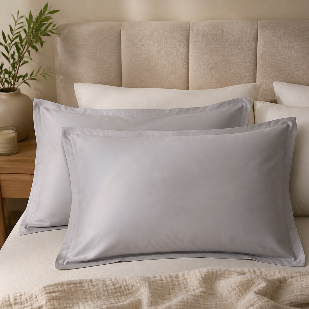 M&S Home Luxury Egyptian Cotton Sateen 2 Pack Pillowcases — view 3
