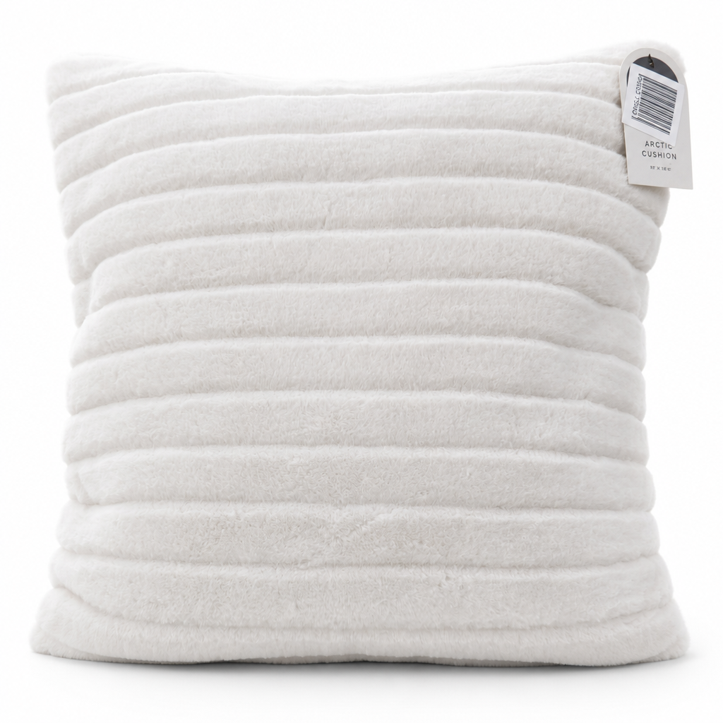 Lakely Sable Faux Fur Coushion Throw Pillow - Single Side, Light