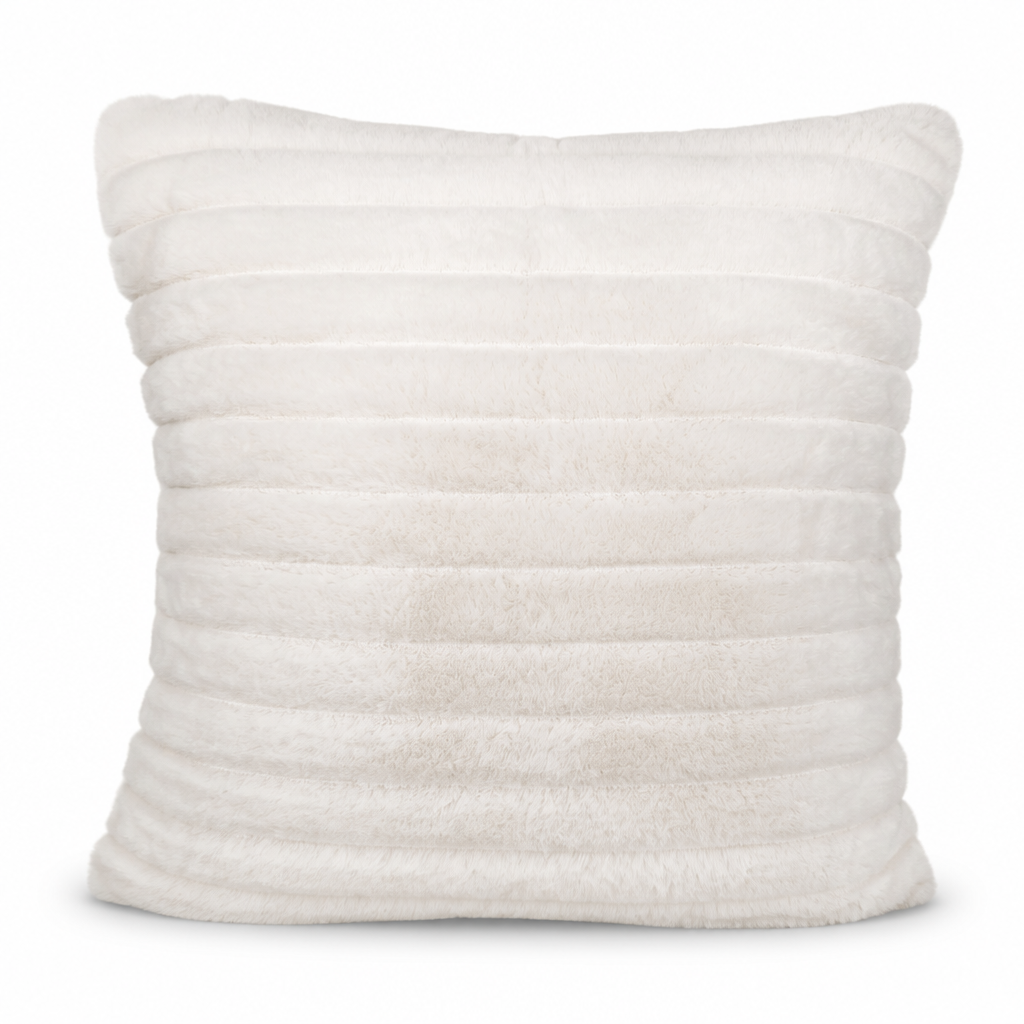 Lakely Sable Faux Fur Cushion Throw Pillow - Single Side
