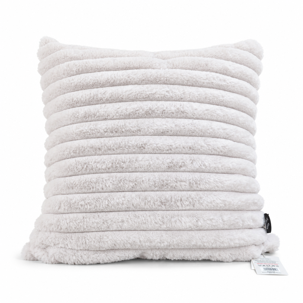 Lakely Sable Faux Fur Coushion Throw Pillow