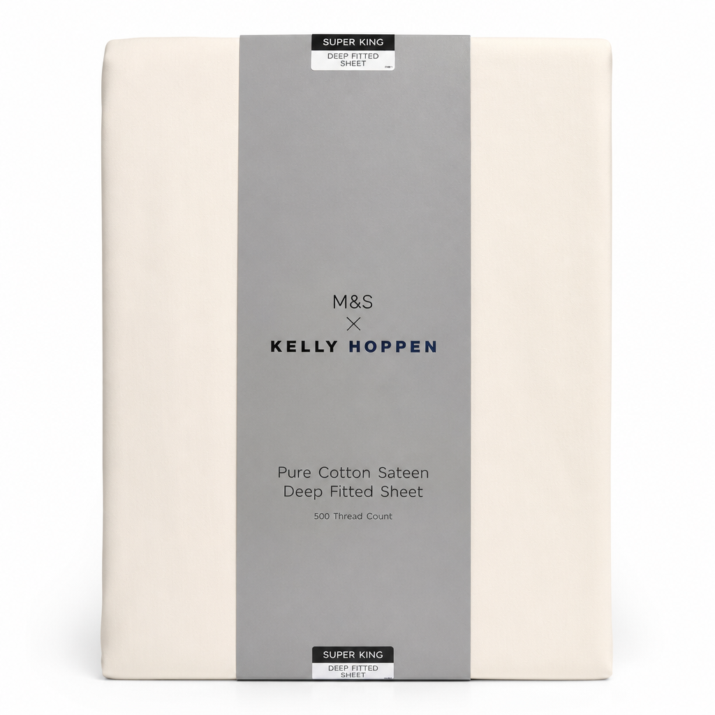 M&S X Kelly Hoppen Pure Sateen Sheet