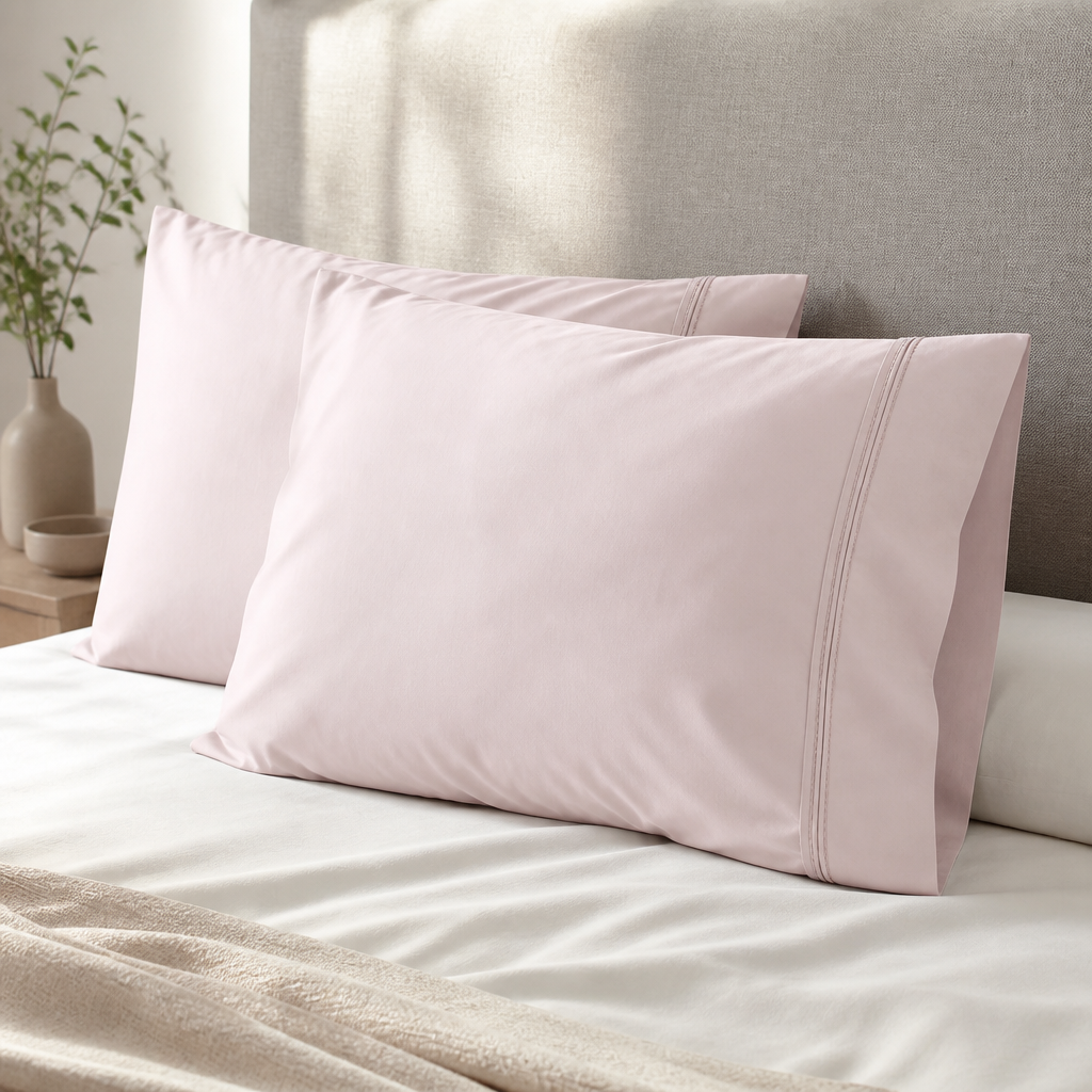 M&S Luxury Egyptian Cotton 2 Pack Pillowcases — view 2