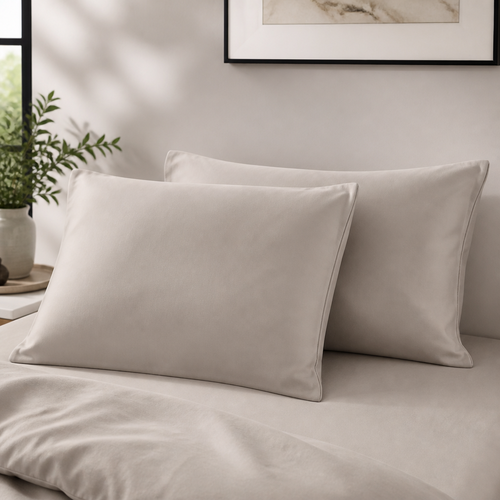 M&S X Kelly Hoppen Pure Sateen 2 Pack Pillowcases — view 2