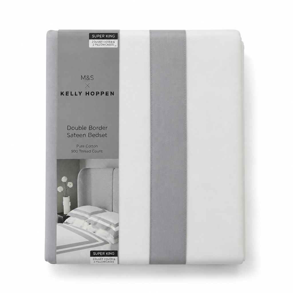M&S X Kelly Hoppen Sateen Bedset
