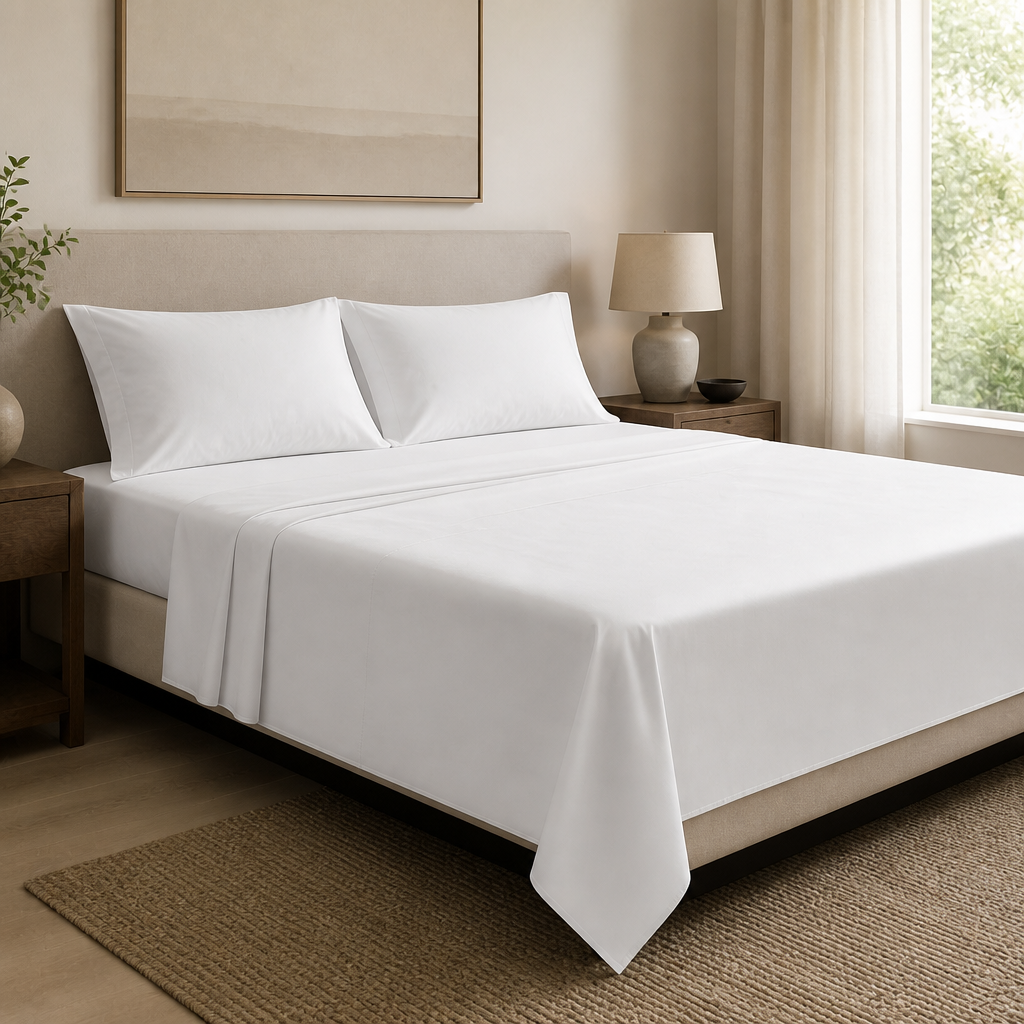 John Lewis Soft & Silky luxury Flat Sheet — view 2