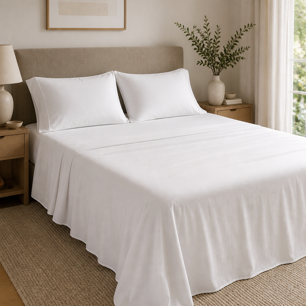 John Lewis Soft & Silky luxury Flat Sheet — view 2