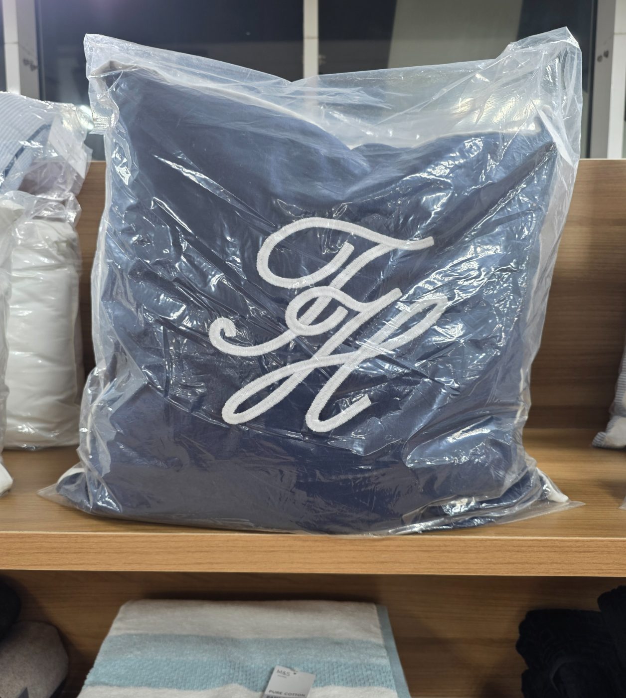 Tommy Hilfiger Monogram Cotton Accent Pillow — view 2