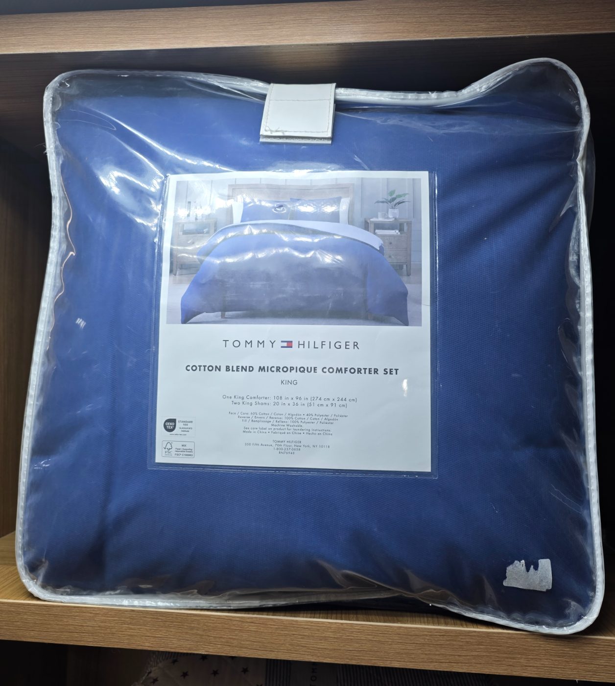 Tommy Hilfiger Cotton Blend Micropique Comforter Set — view 2