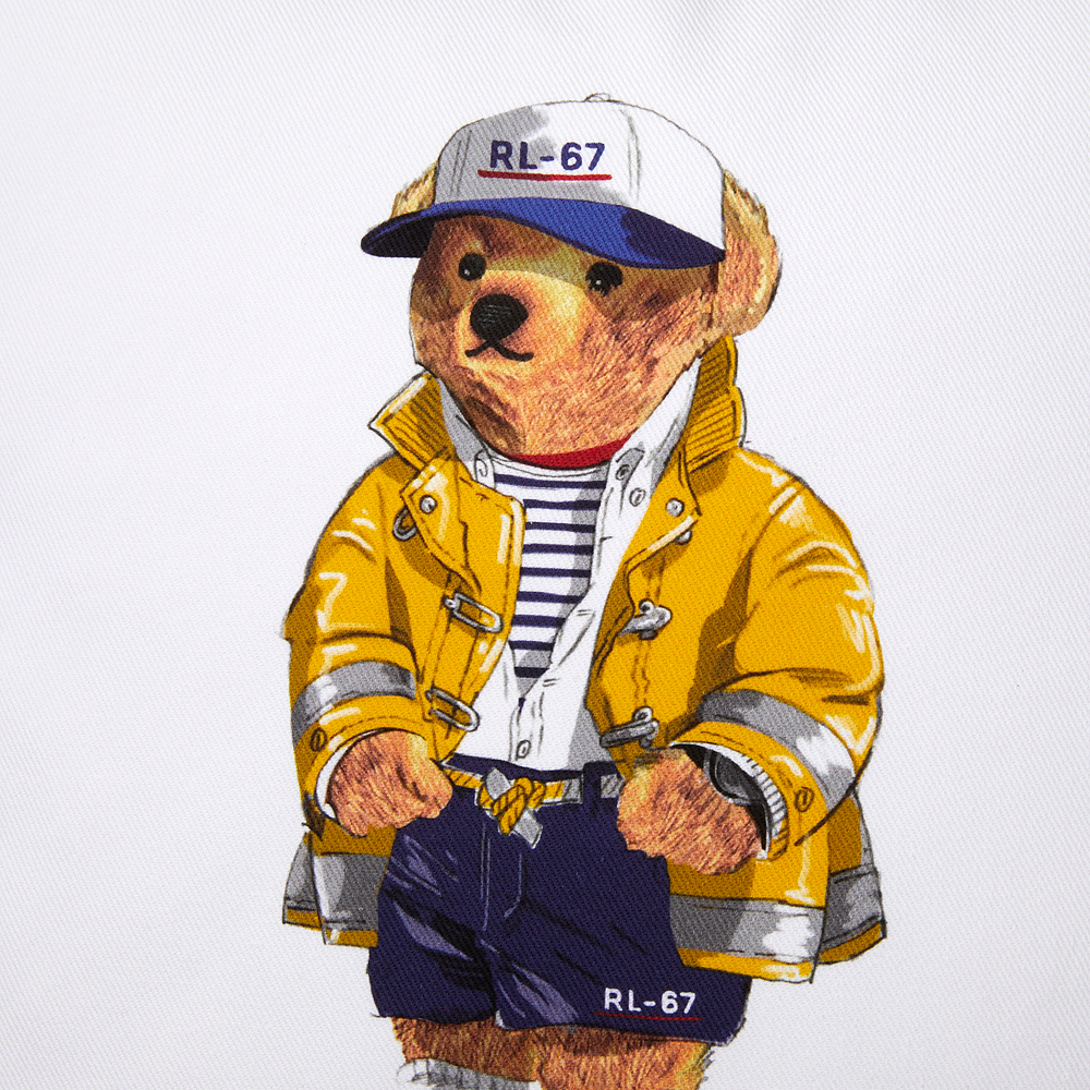 RL-67 Bear Cushion Raincoat Polo Bear Throw Pillow — view 2