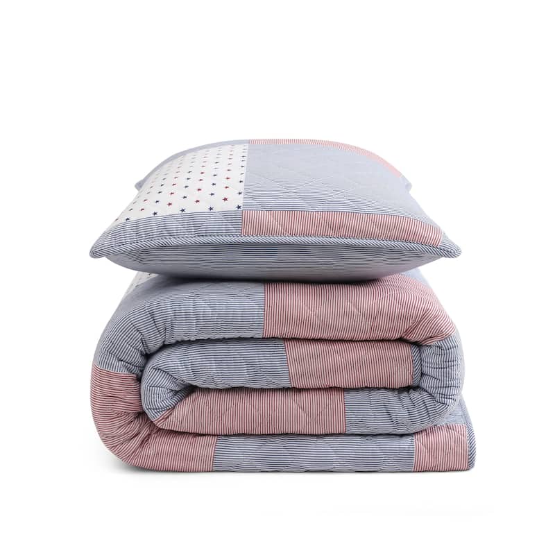 Tommy Hilfiger Ithaca Americana Patchwork Quilt Set — view 4