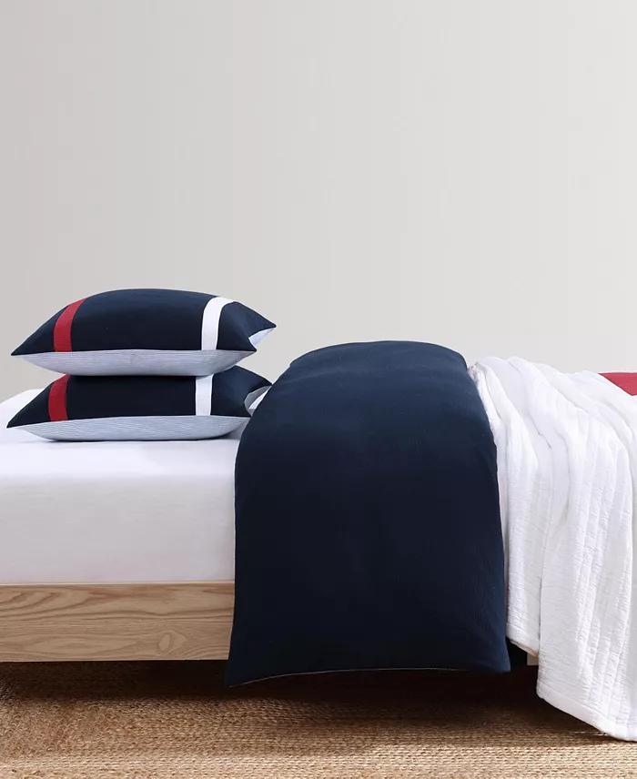 Tommy Hilfiger Cotton Rich Seersucker Comforter Set — view 3