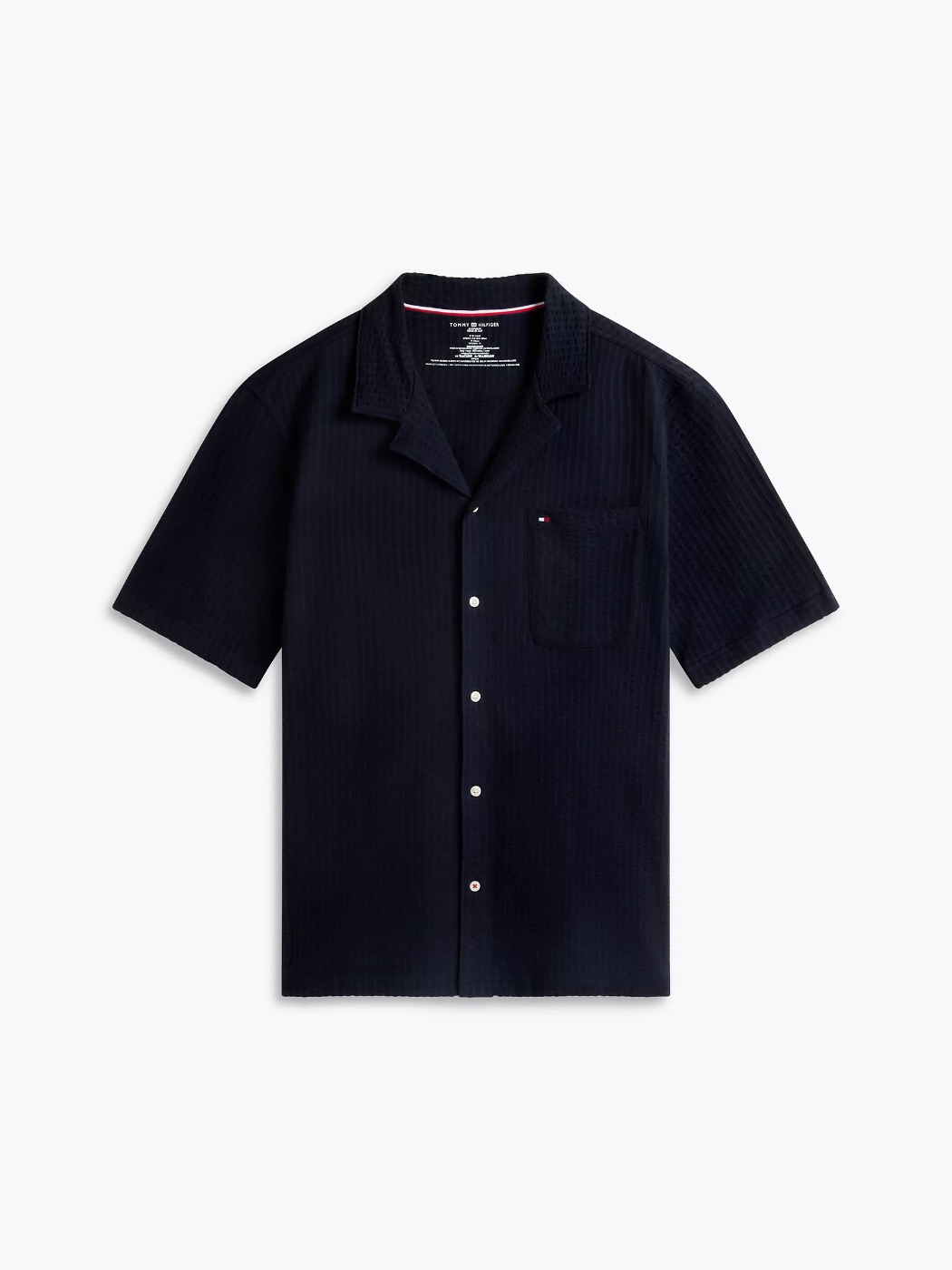 Tommy Hilfiget Short-Sleeve Seersucker Sleep Shirt — view 2