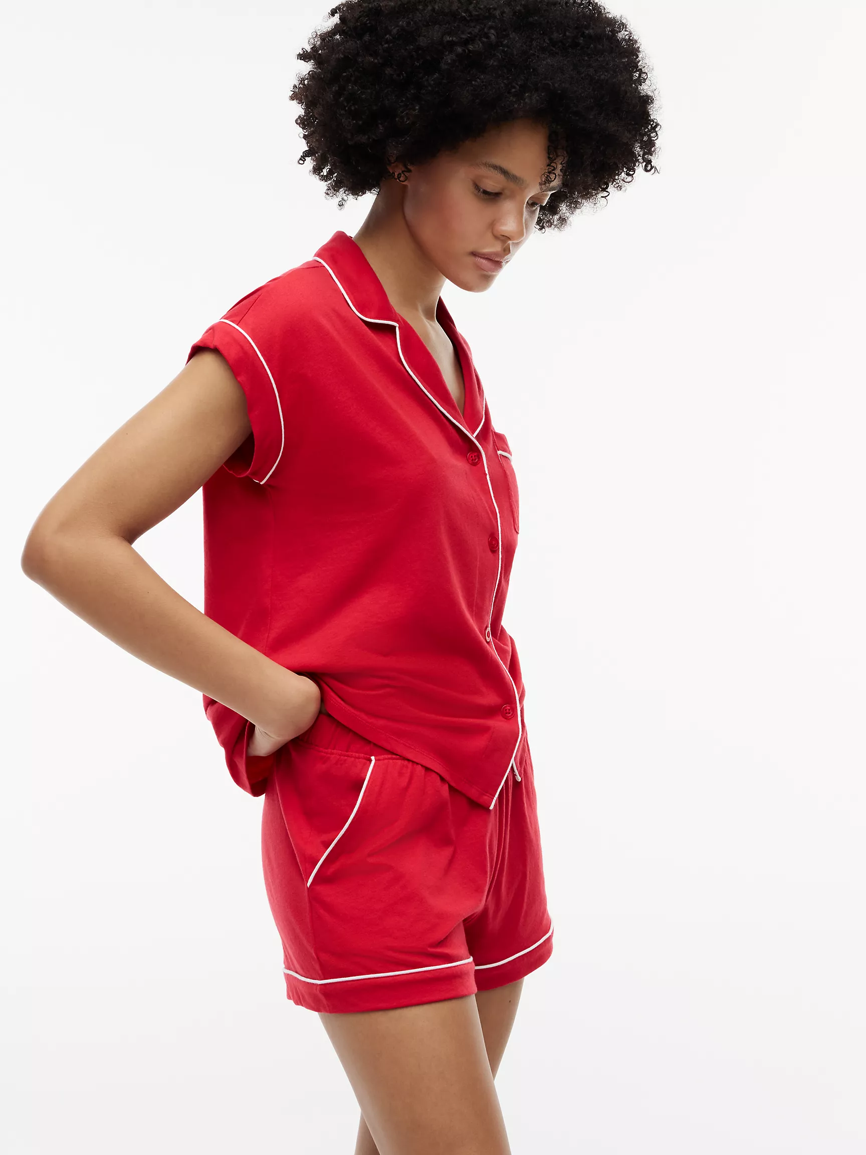 Tommy Hilfiger Shirt & Short Sleep Set — view 3