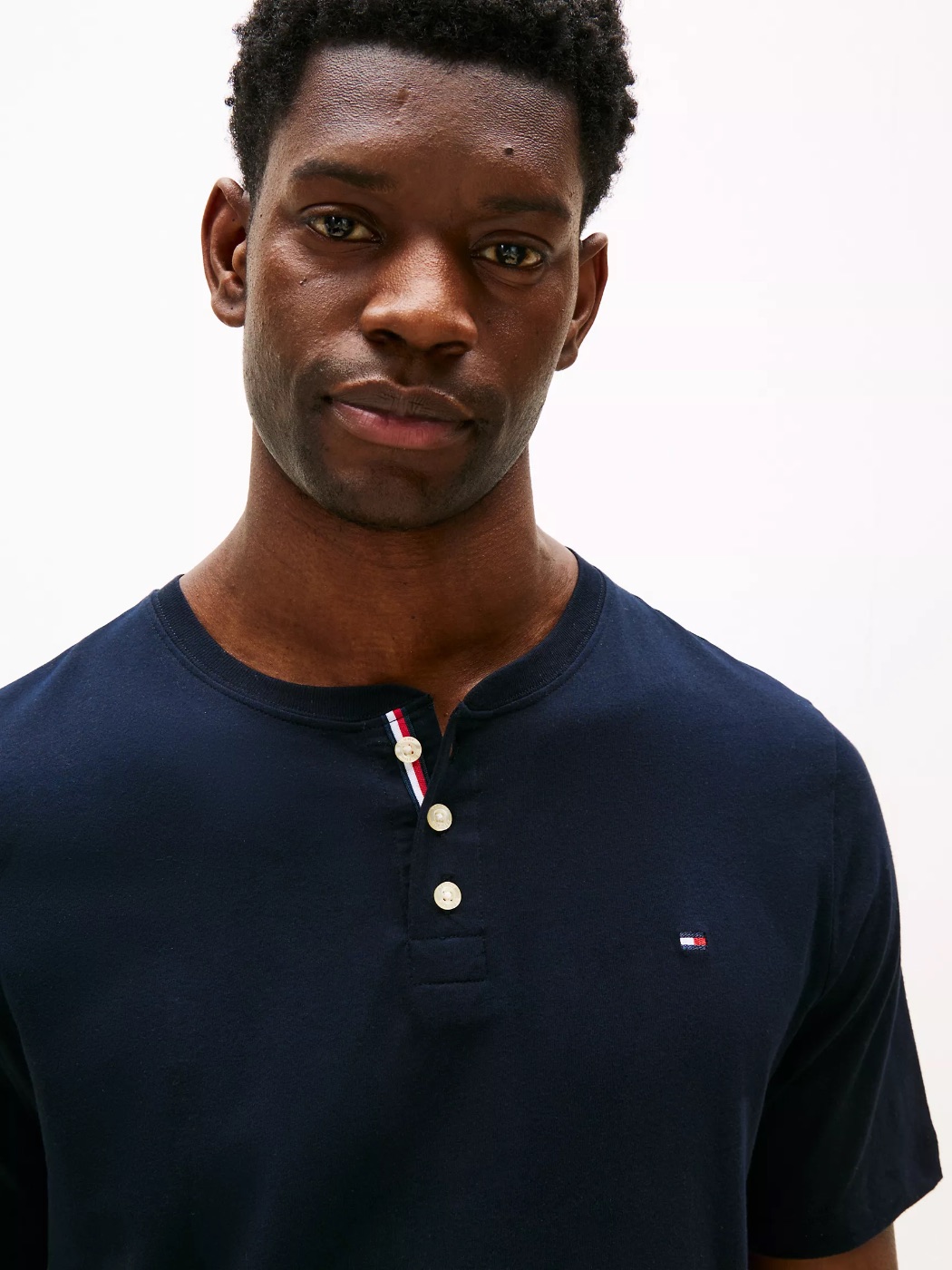 Tommy Hilfiger Sueded Jersey Henley Sleep Shirt — view 2