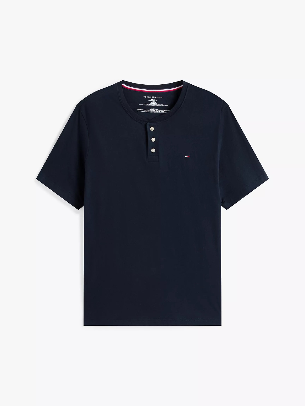 Tommy Hilfiger Sueded Jersey Henley Sleep Shirt — view 5
