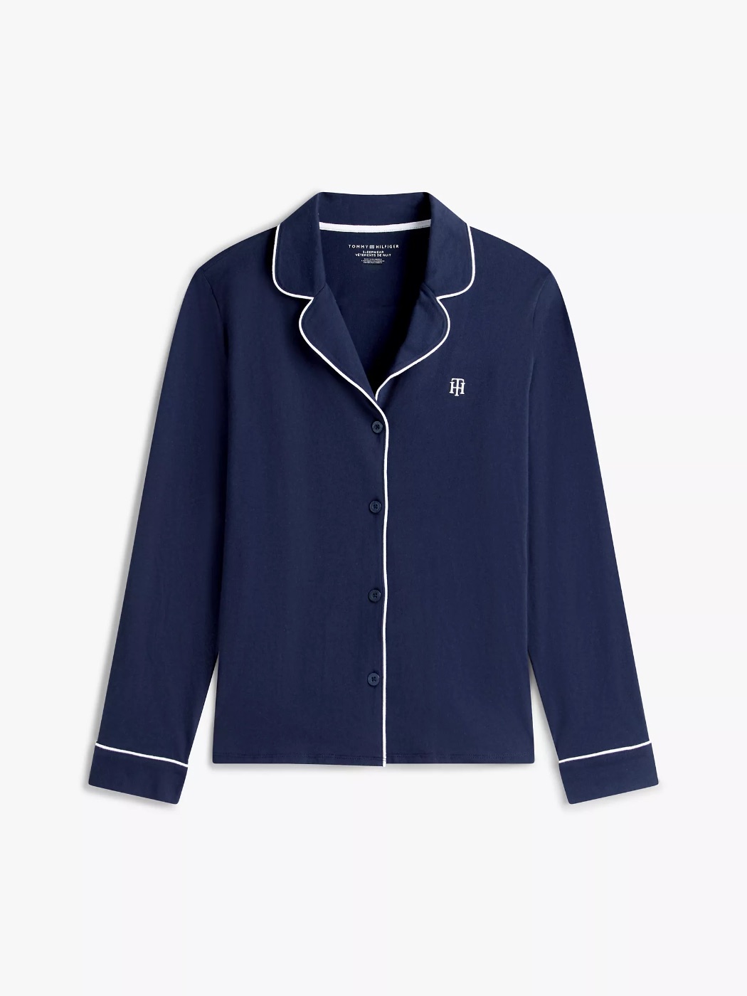 Tommy Hilfiger Long Sleeve Shirt & Pant Sleep Set — view 4