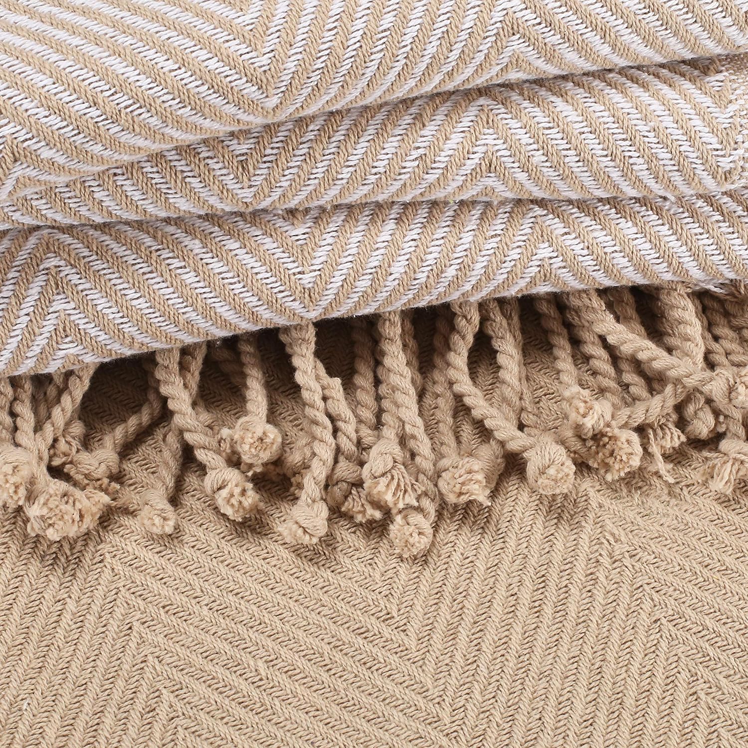 EHC Luxury Throw - Beige — view 4