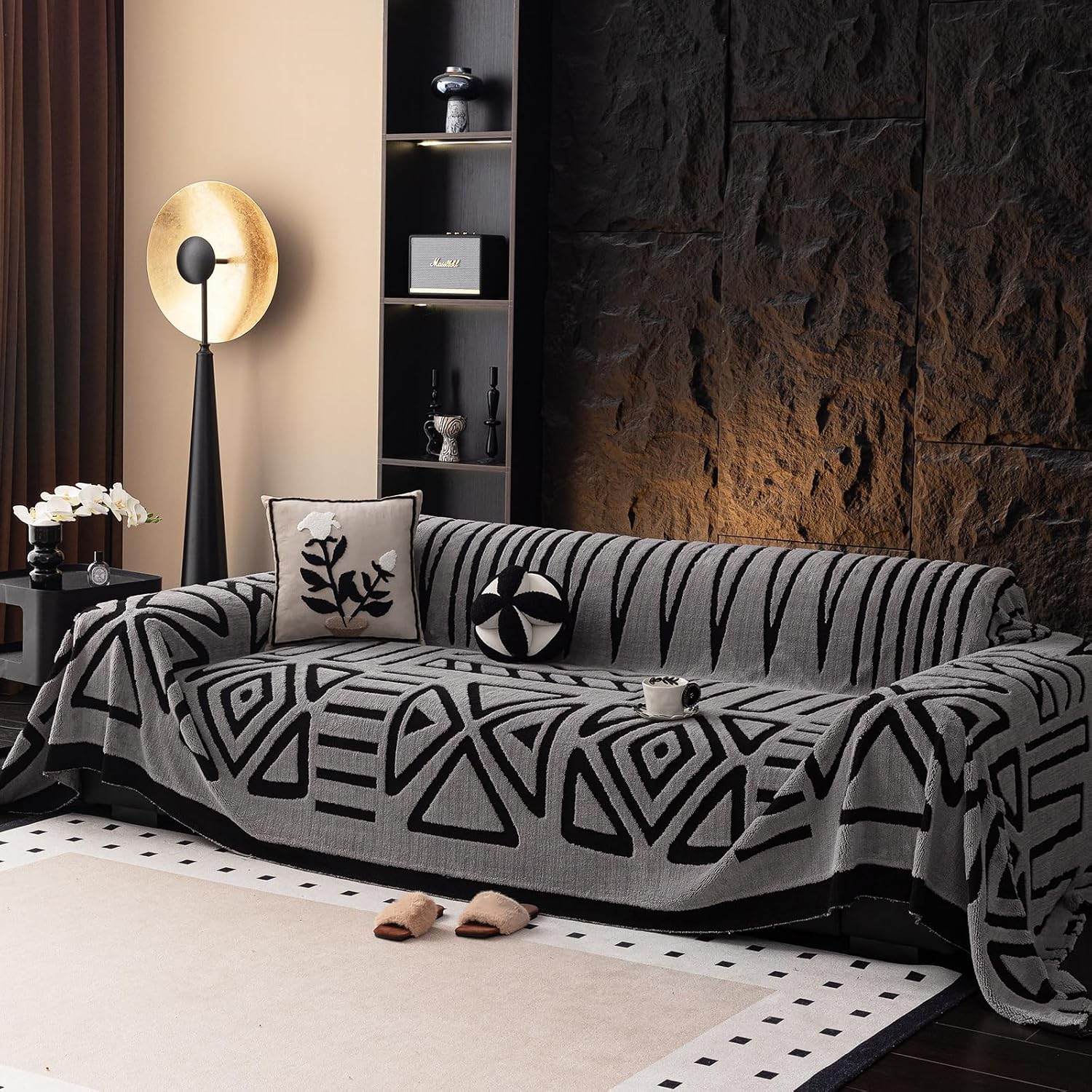 Somna Boho Chenille Throw