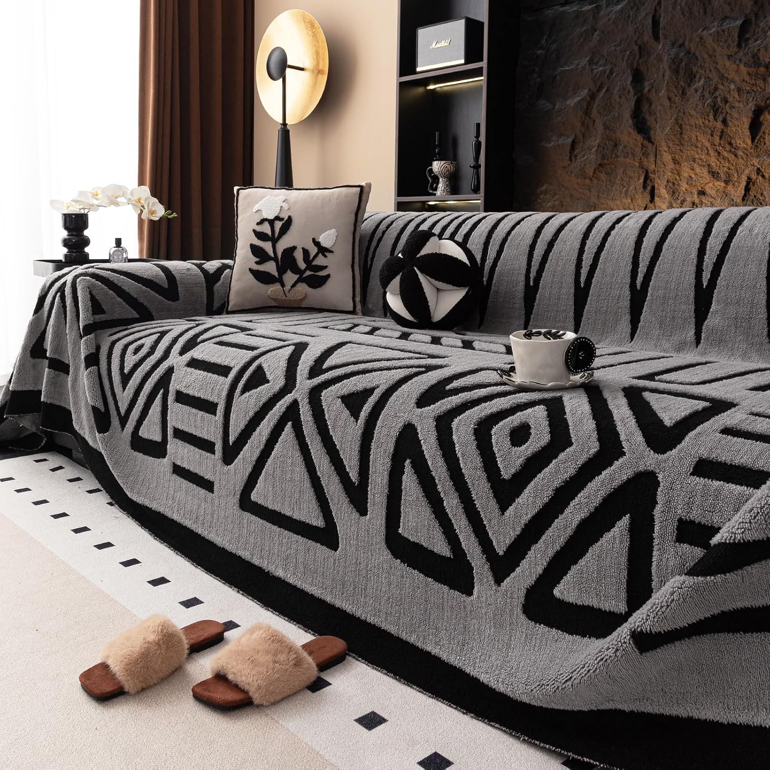 Somna Boho Chenille Throw — view 3