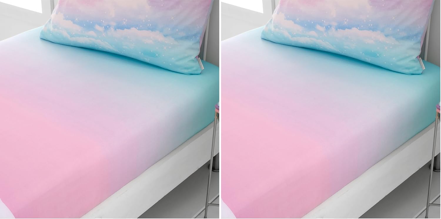 CL Rainbow Clouds Single Fitted Sheet — view 4
