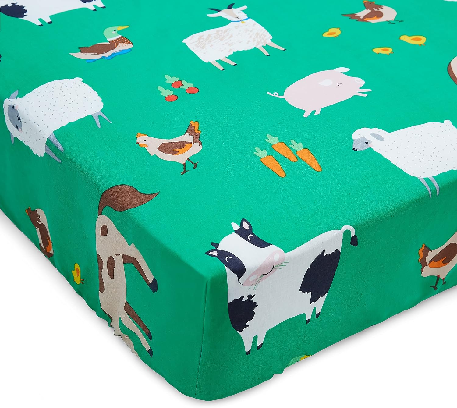 CL Farmyard Animals Junior Fitted Sheet — view 2