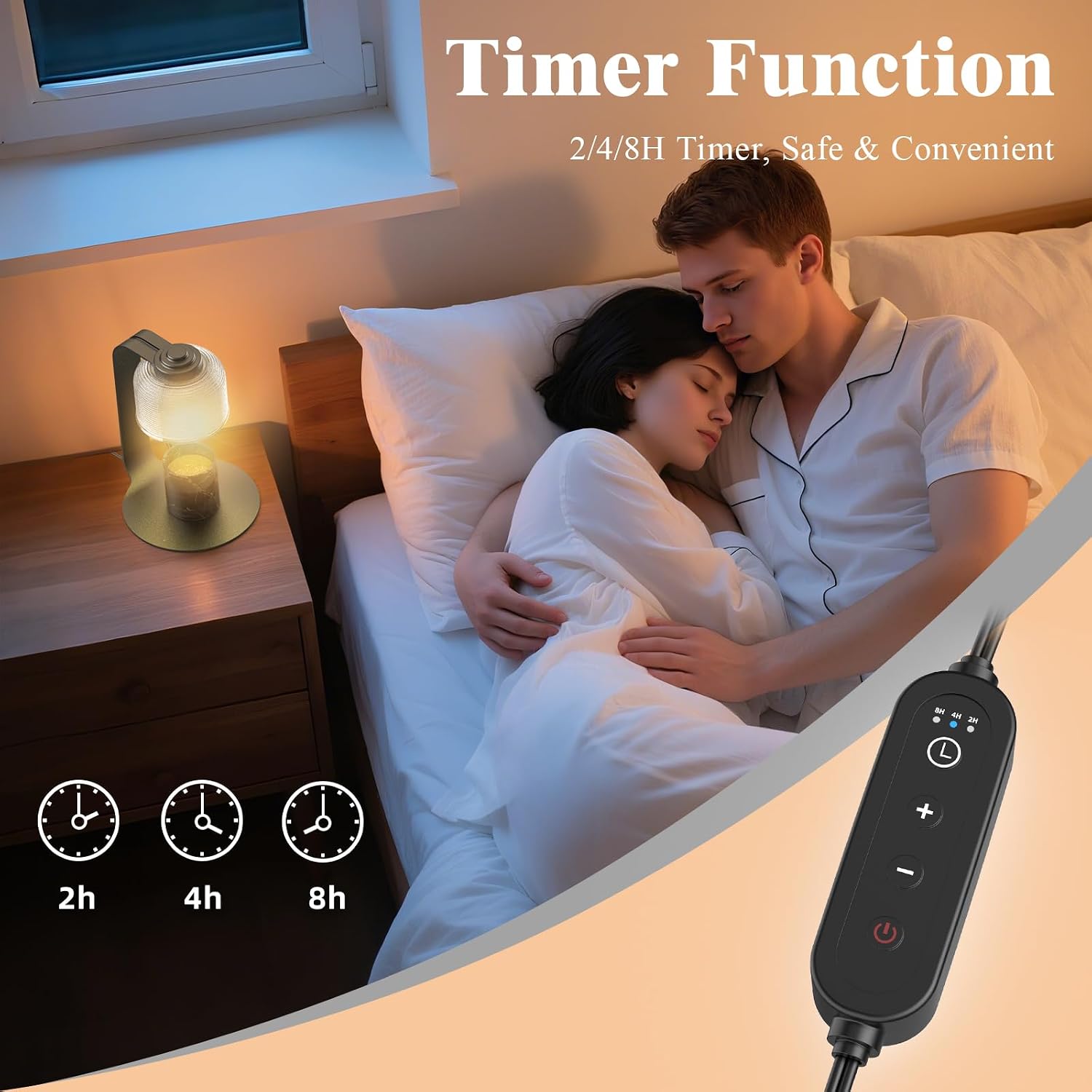 Dimmable Candle Warmer Lamp with Timer — view 5