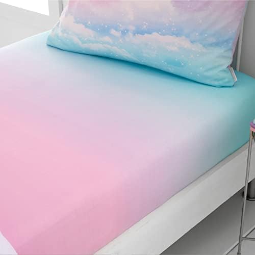 CL Rainbow Clouds Double Fitted Sheet — view 5