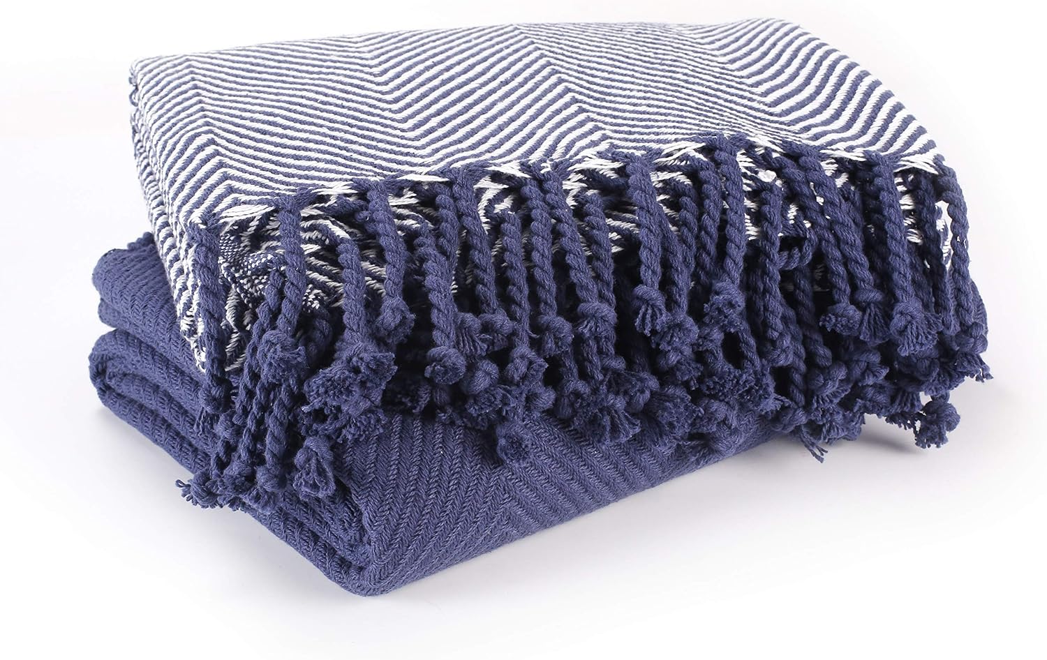 EHC Luxury Throw - Navy Blue — view 3