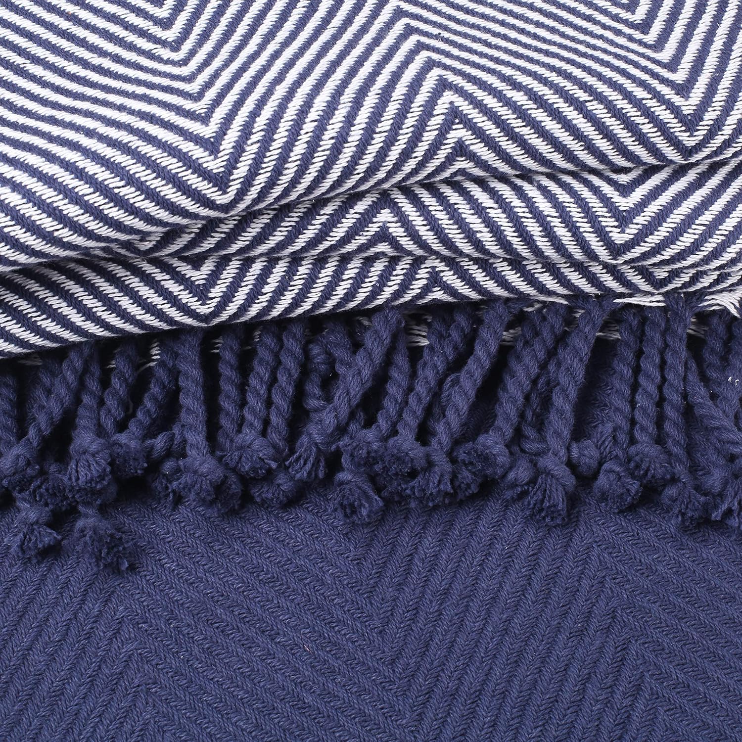 EHC Luxury Throw - Navy Blue — view 4