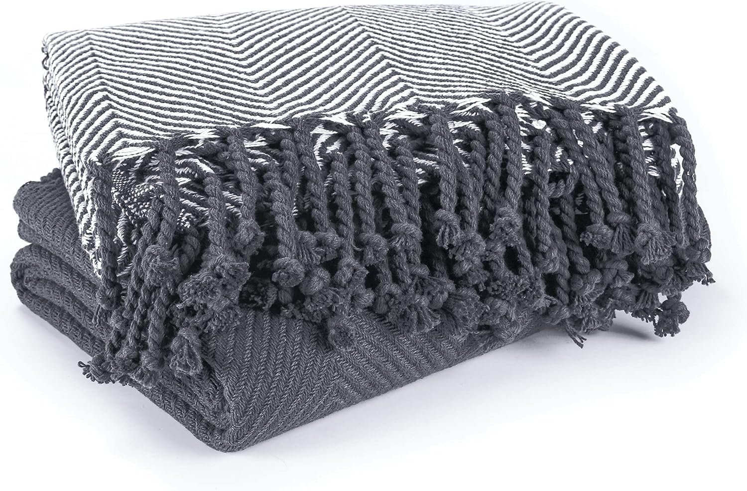 EHC Luxury Throw - Grey — view 3