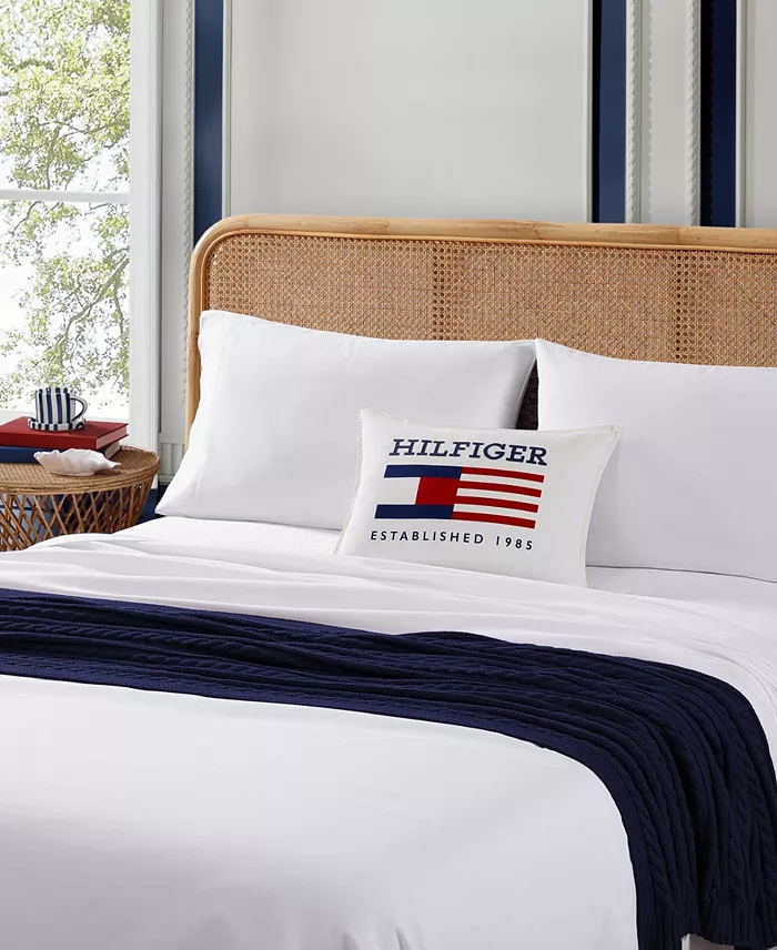 Tommy Hilfiger Hilfiger Graphic 1985 Cotton Decorative Pillow — view 4