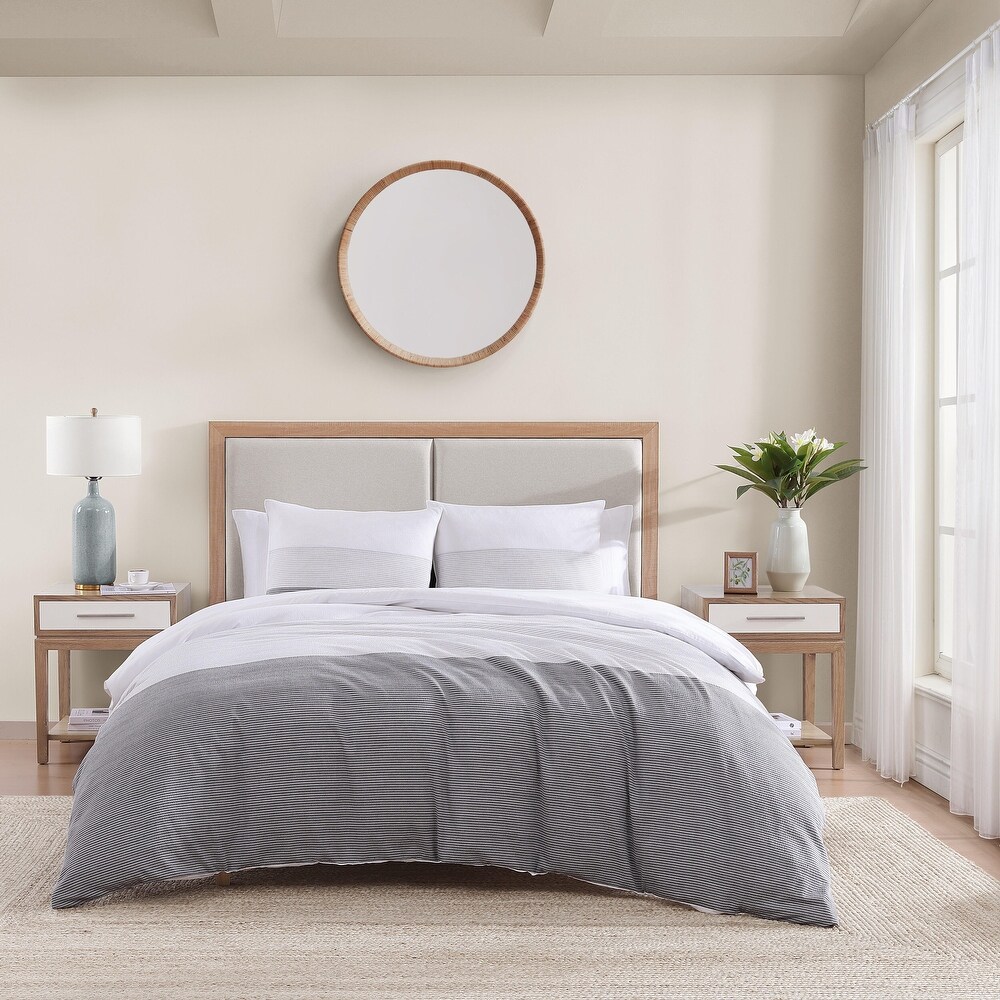 Tommy Hilfiger Cotton Rich Seersucker Comforter Set