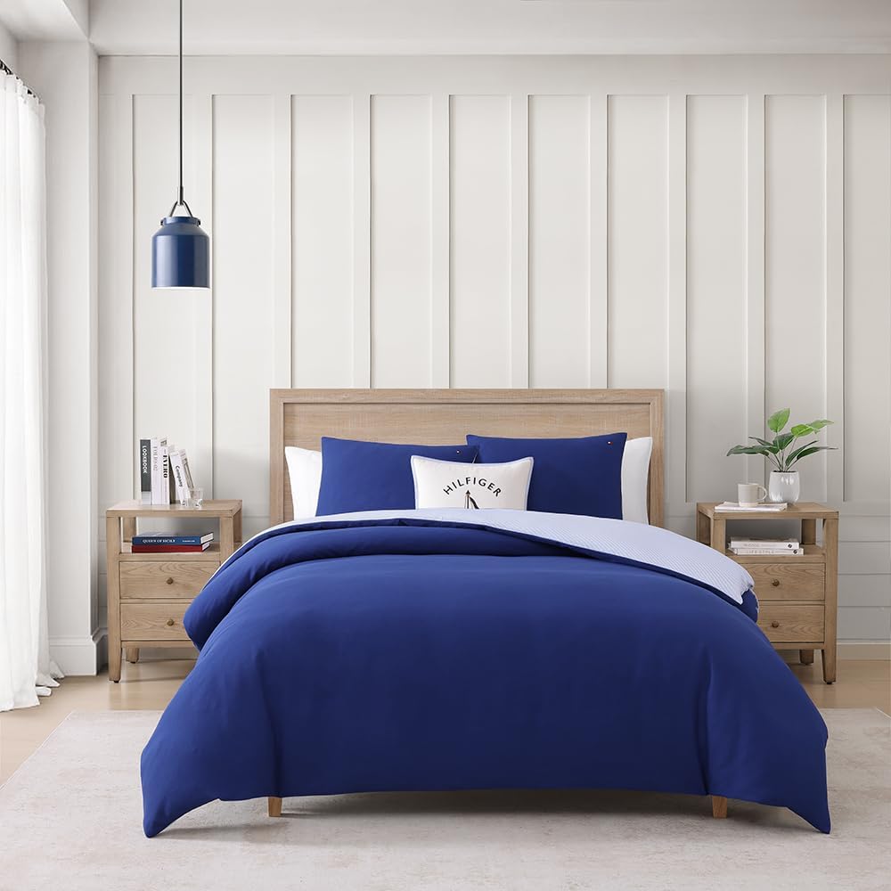 Tommy Hilfiger Cotton Blend Micropique Comforter Set