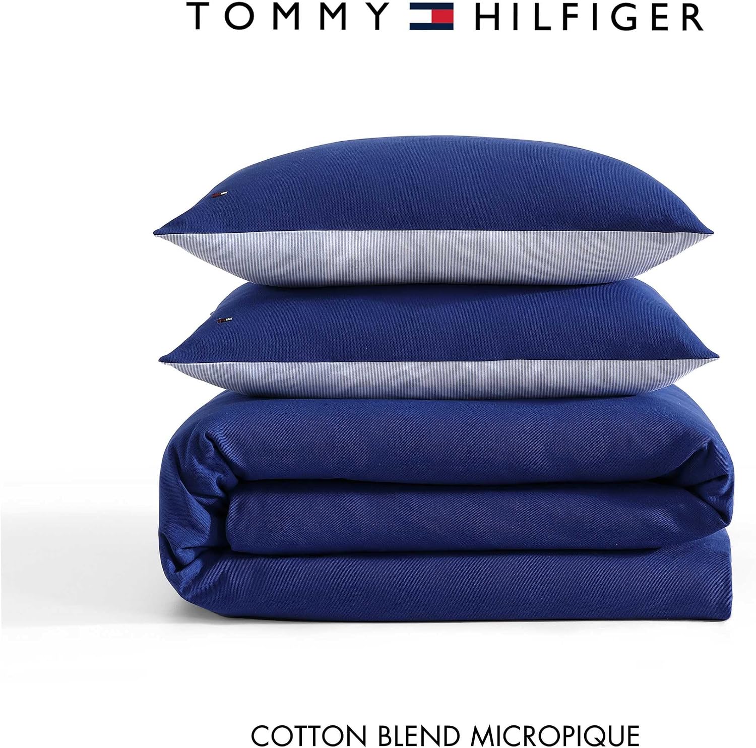 Tommy Hilfiger Cotton Blend Micropique Comforter Set — view 5