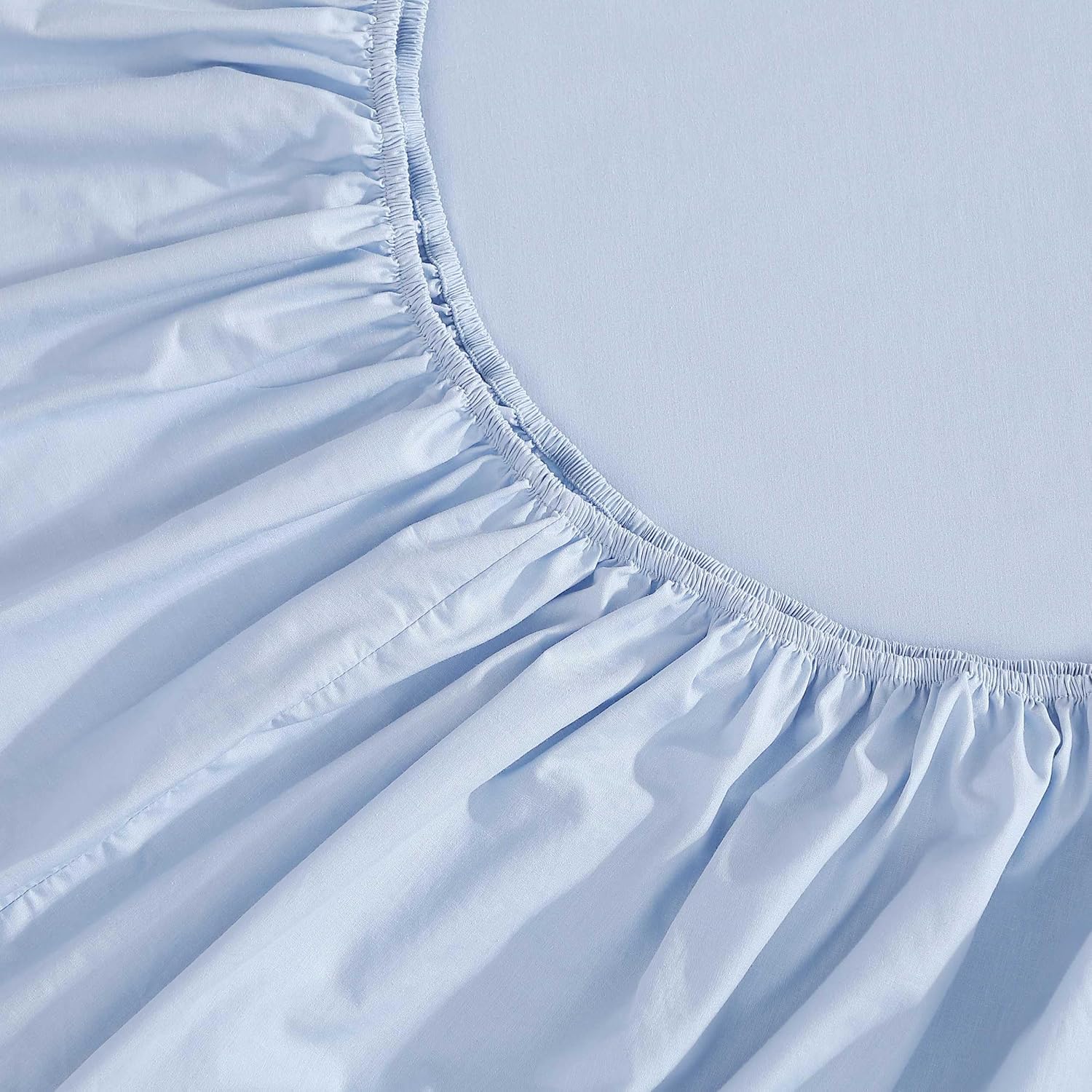 Tommy Hilfiger TH Solid 3-Piece Blue Cotton King Sheet Set — view 5