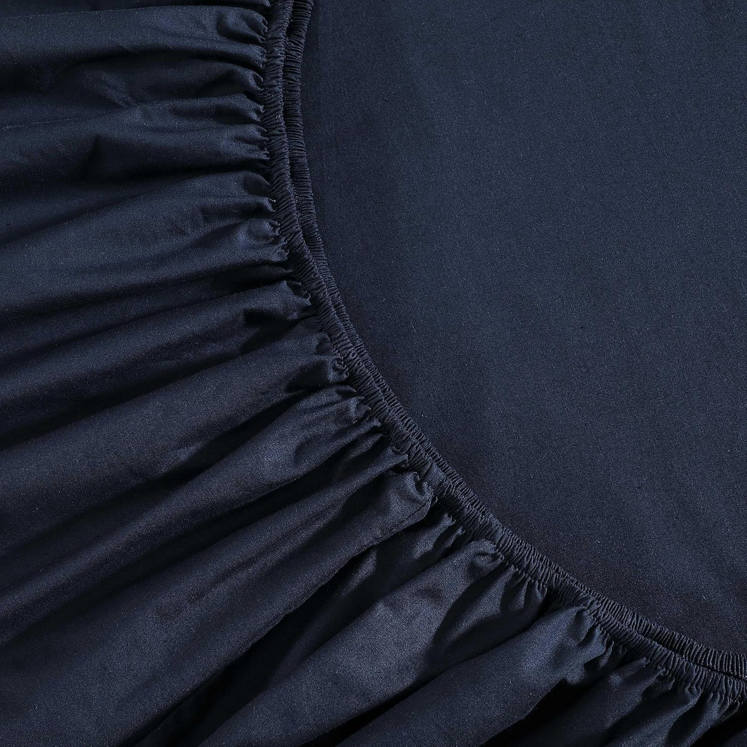 Tommy Hilfiger TH Solid 3-Piece Navy Cotton King Sheet Set — view 5