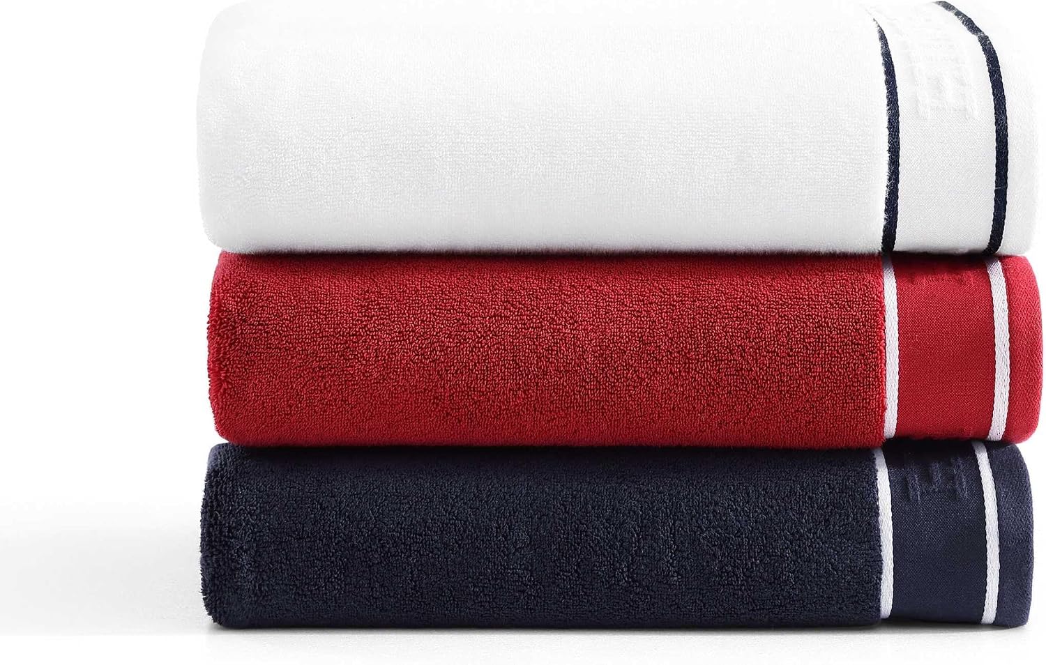 Tommy Hilfiger TH Legacy White 6-Piece Terry Cotton Towel Set — view 8