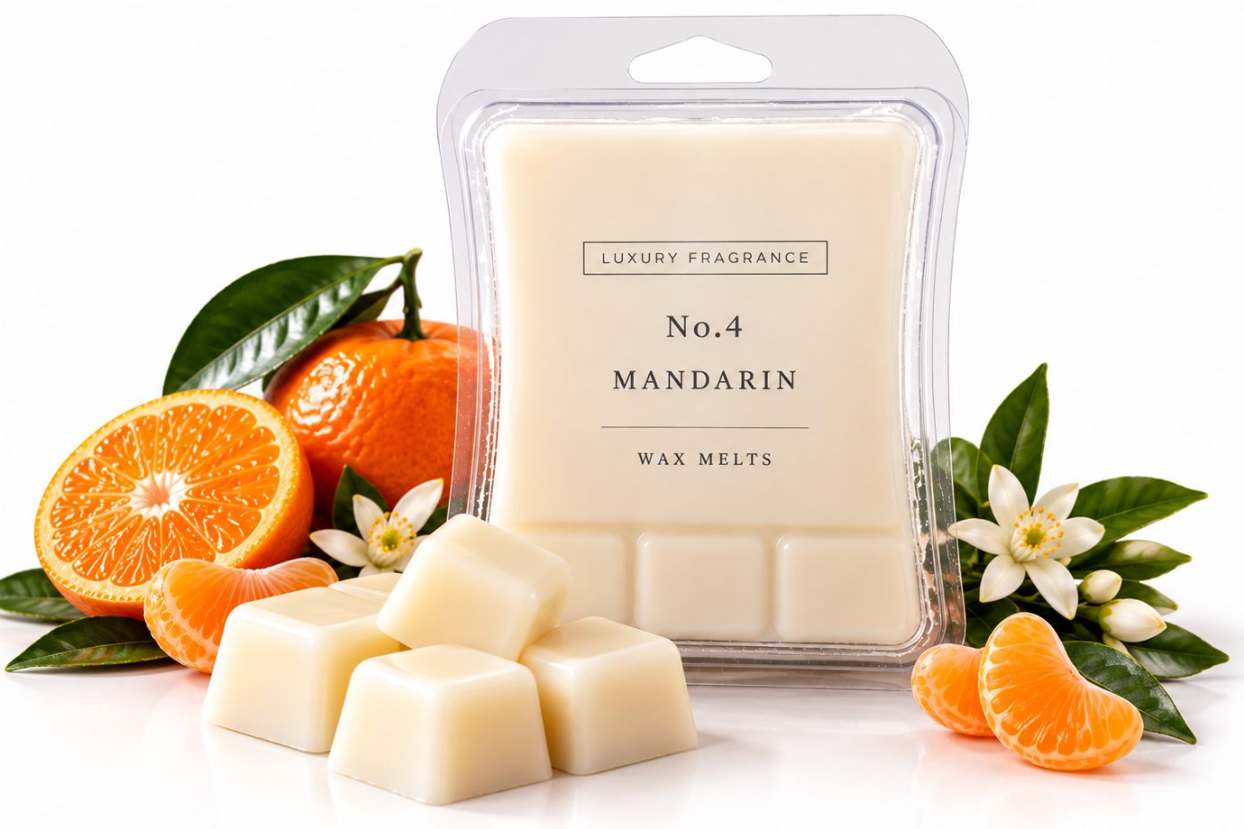 No.4 Mandarin, Lime & Basil - Scented Wax Melts