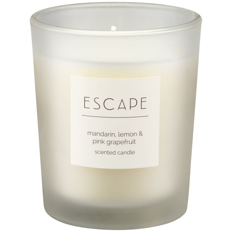 Escape Scented Candle — Mandarin, Lemon & Pink Grapefruit