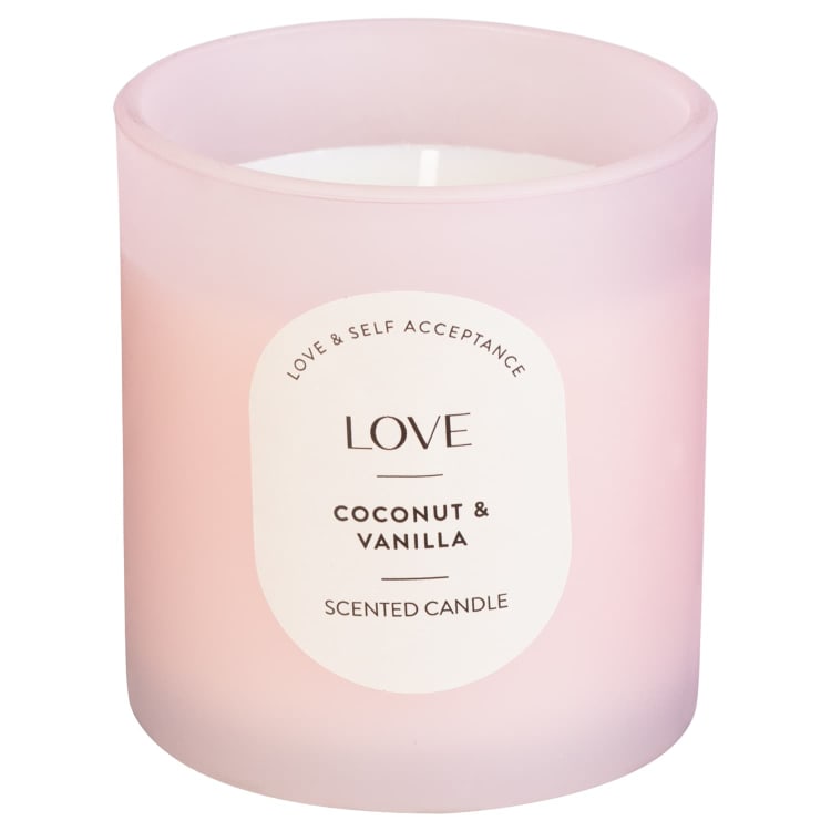 Love Scented Candle - Coconut & Vanilla