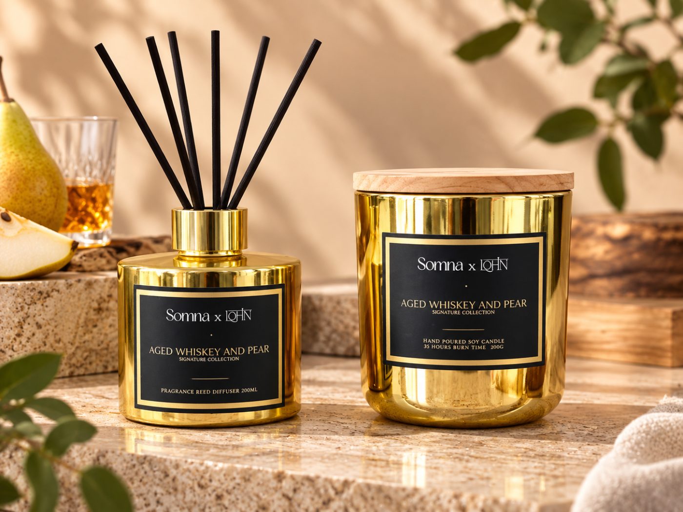 Aged Whiskey & Pear — Signature Collection Set — view 2