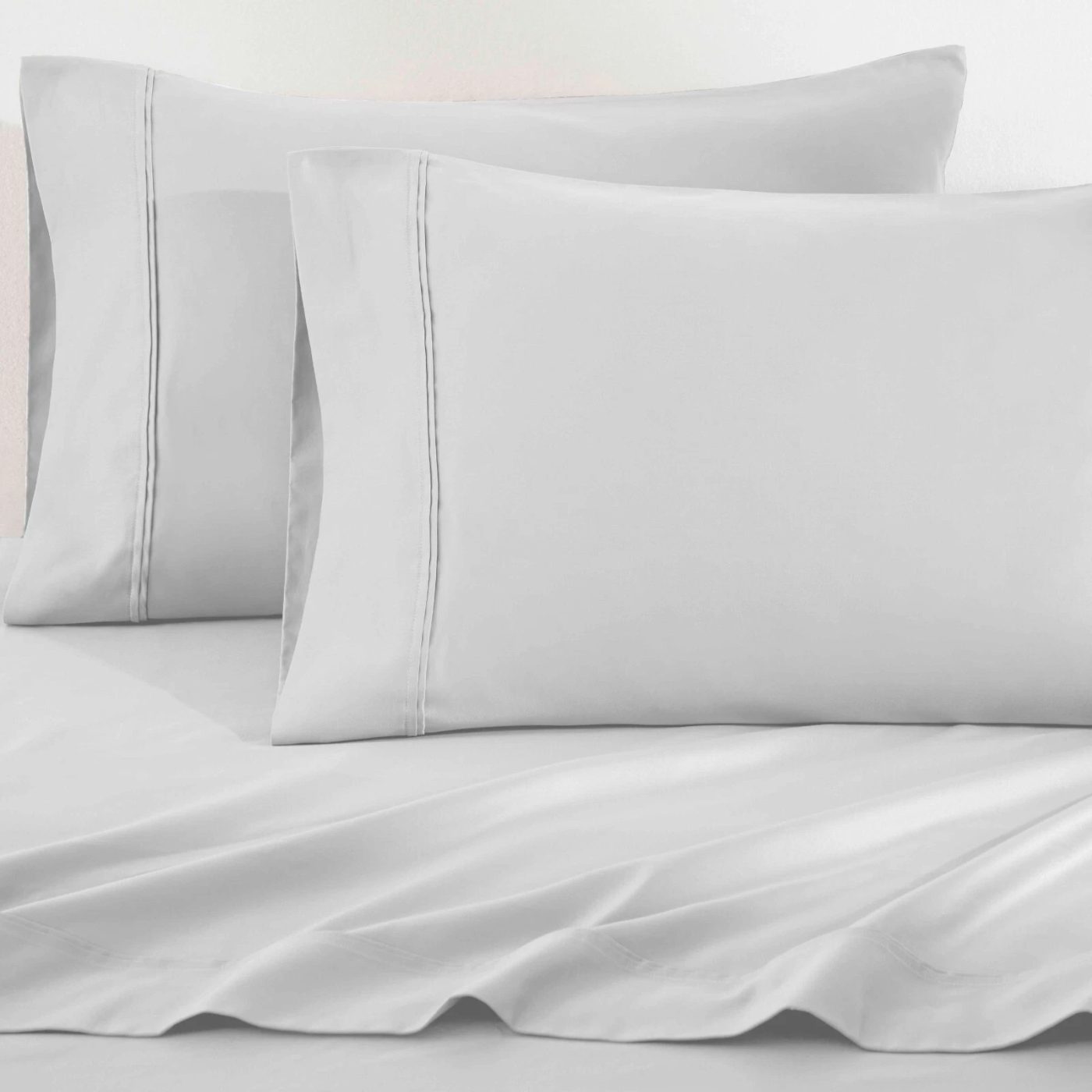 M&S Home Luxury Egyptian Cotton Sateen Deep Fitted Sheet — view 2