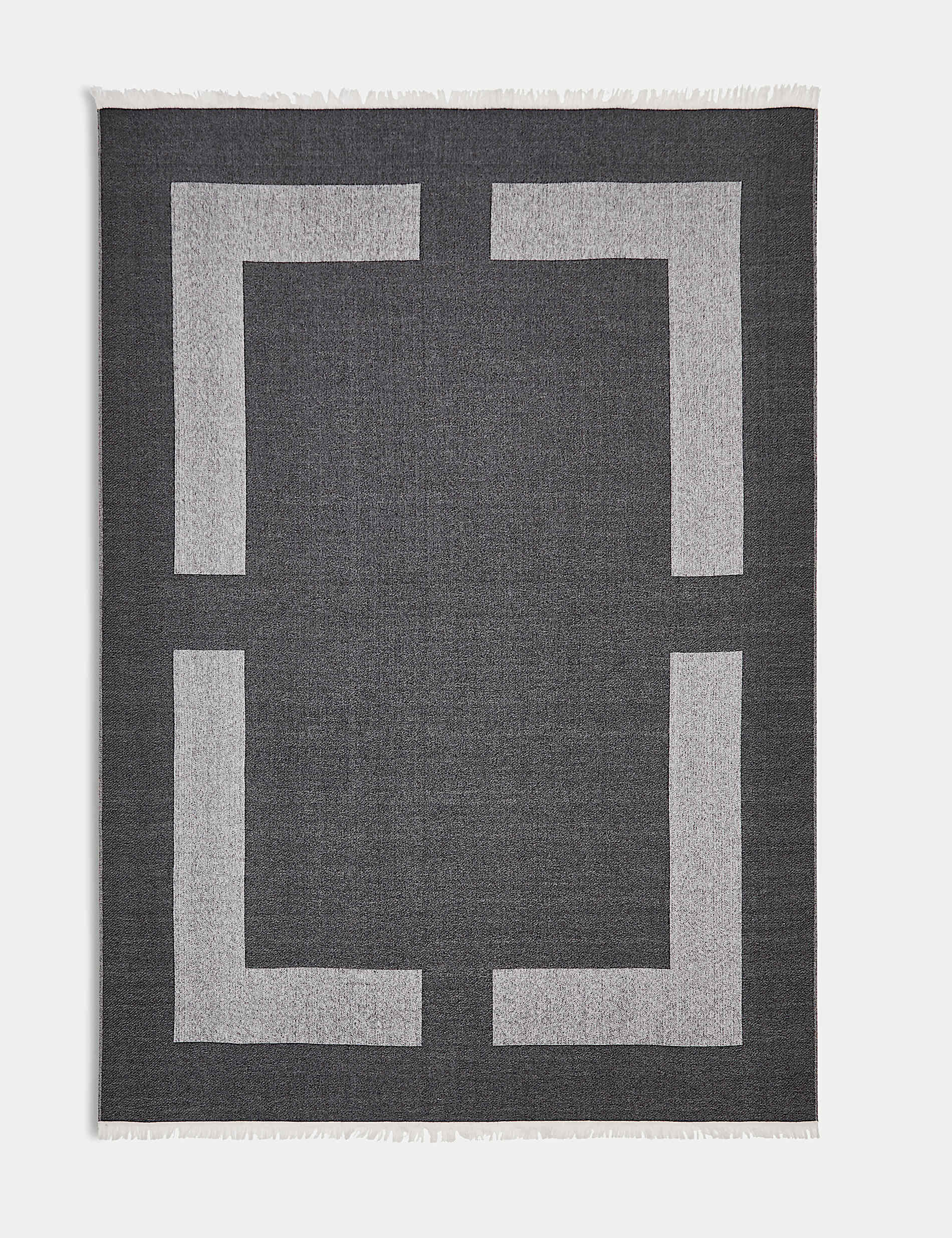 M&S X Kelly Hoppen Border Throw — view 4