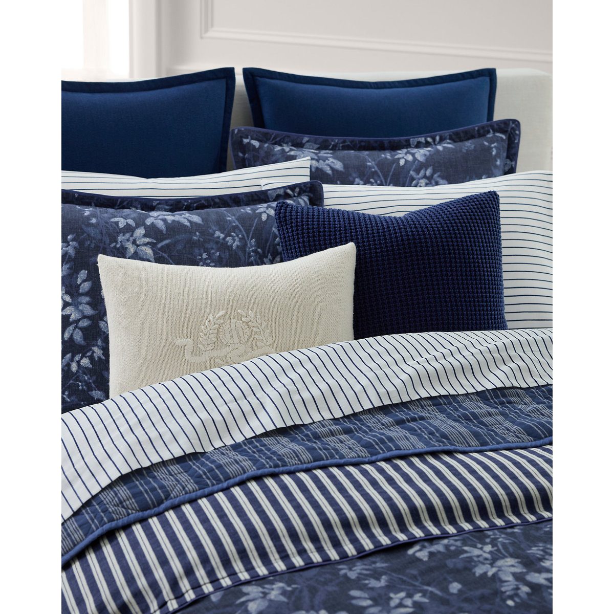 Lauren Ralph Lauren Caterina Floral Percale Duvet Cover Set — view 6