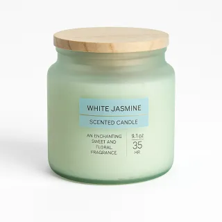 White Jasmine Scented Candles