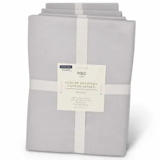 M&S Home Luxury Egyptian Cotton Sateen Bedset